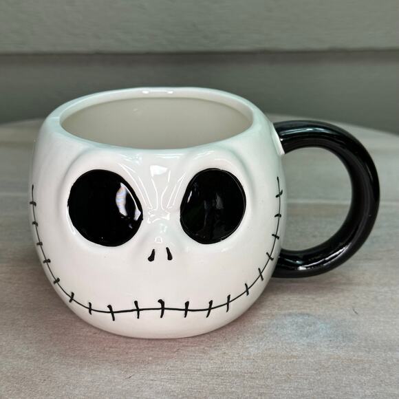 The Nightmare Before Christmas Jack Sculpted Head Ceramic 22 Oz. Mug New in Box - Picture 1 of 16
